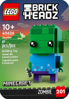 Lego® ║ Minecraft™ ║ Zombie ║ Brickheadz ║ 40626 ║ Neu/Ovp