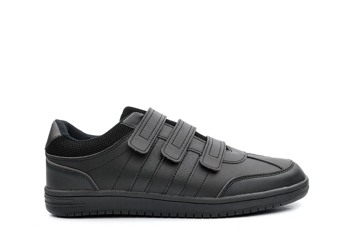 Mens Touch Fasten Shoes Mens Touch Fastening Trainers Sneakers Pumps Casual Size