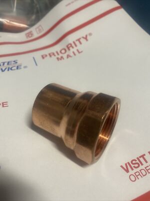 1-1/4'' Threaded Female Adapter FIP x C - COPPER PIPE FITTING