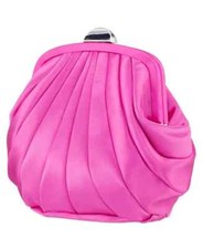 $99. Nina Women's Quilted Art Deco Frame Bag Ultra Pink Silver
