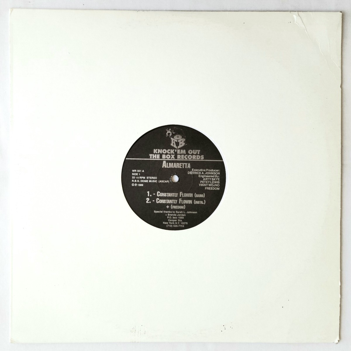 Almaretta - Rhythm Killer ② 1989 - ALMARETTA - CONSTANTLY FLOWIN / RHYTHM KILLER - KNOCK