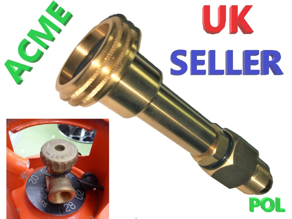 UK Bayonet LPG Filler To Cylinder Filling Set - Propane Bottle Gas Fill Adapter Kit With POL Connection