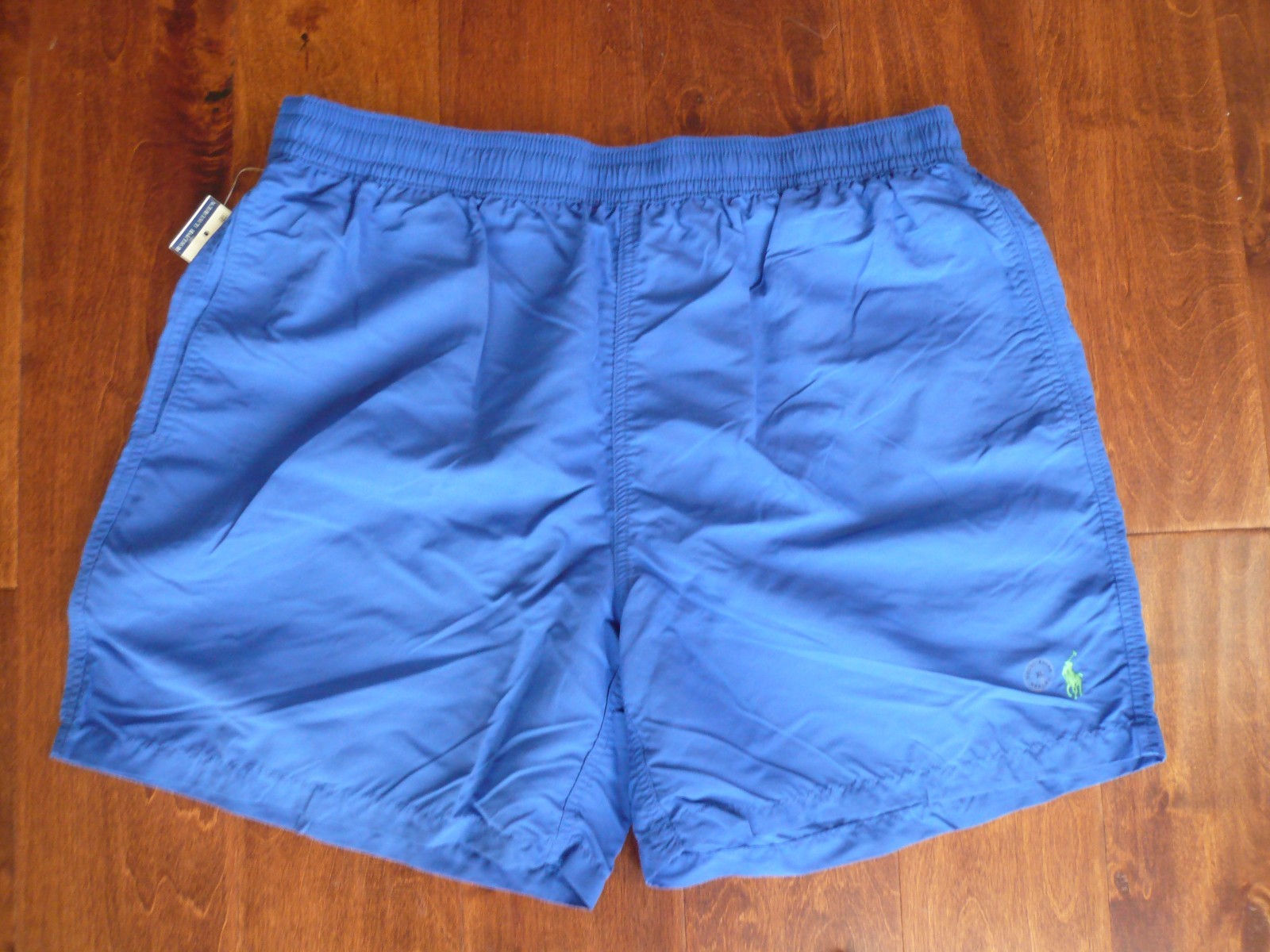 ralph lauren blue swim shorts