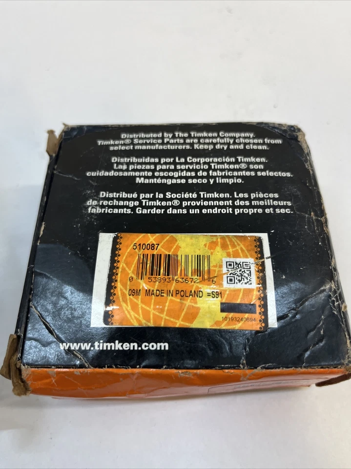 Cojinete de rueda Timken 510087 para 02-15 Land Rover Freelander LR2 Foto 4 de 4