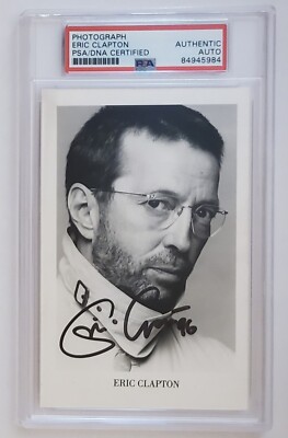 ERIC CLAPTON Signed Photograph PSA/DNA Auto Autograph Photo