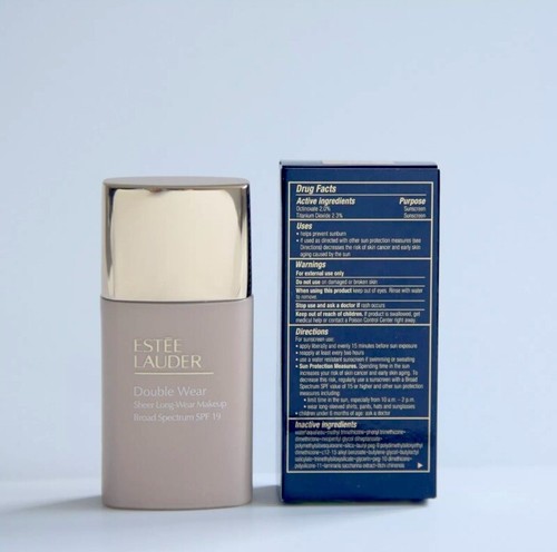 Estee Lauder Double Wear SHEER Long Wear Makeup 1N1 Ivory Nude 1oz Foundation - Picture 2 of 3