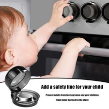 2/4/8 Pack Clear Stove Knob Safety Covers Child Proof Lock Kids Toddlers Baby US