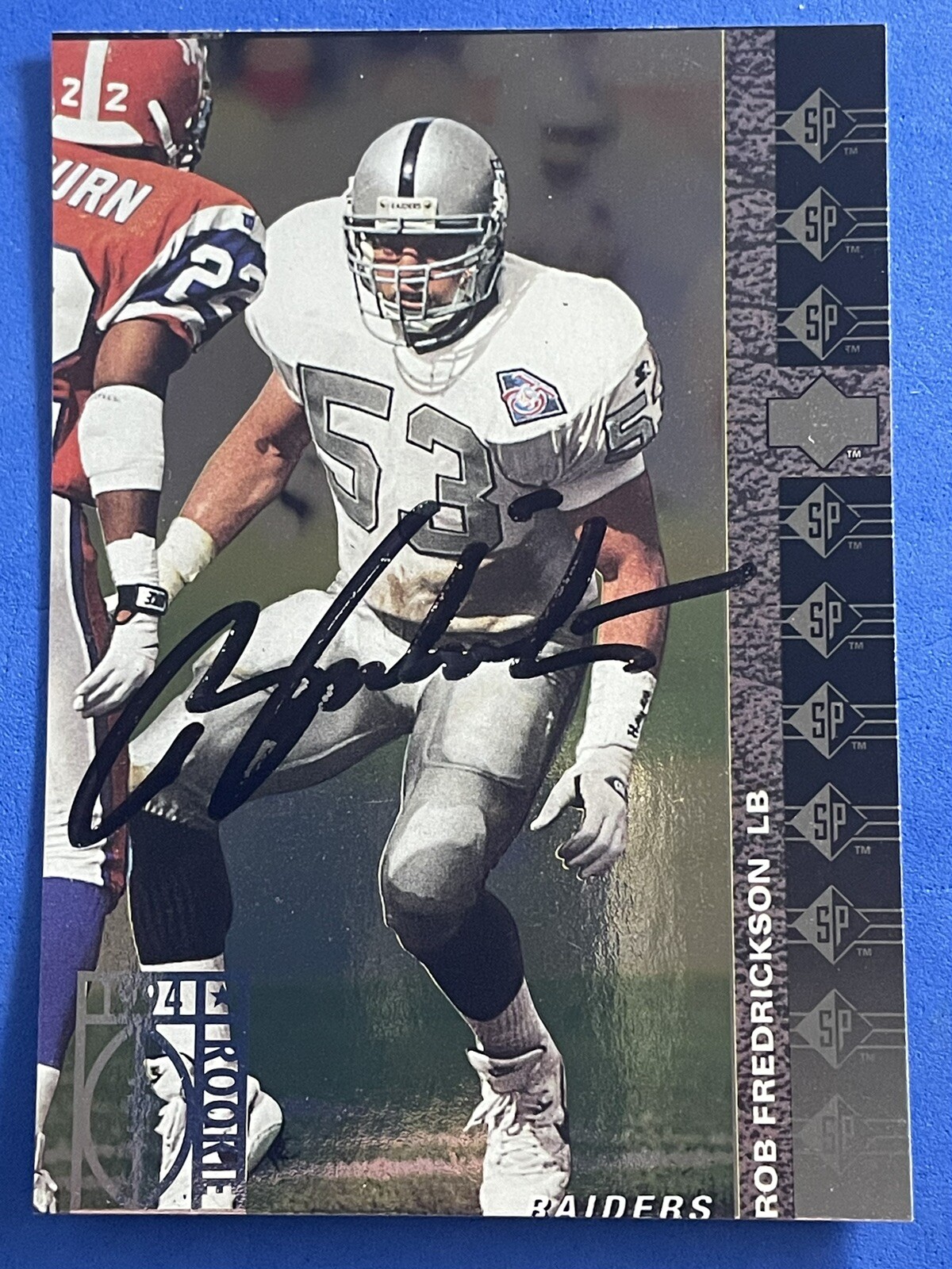 1994 Upper Deck SP Hand Signed Auto Rob Fredrickson RC Rookie #96 Raiders