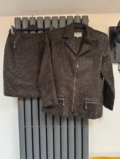 Designer Serge Dana for Artal ladies Mohair brown suit Size fits a uk 10 autumn