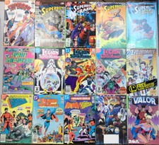 1976 up Superboy Legion Of Super-Heroes Lot of 15. Perez Grell Hughes Batman