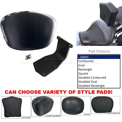 Honda VTX 1300 VTX 1800 N / C Motorcycle Rider Driver Backrest Pad Set Kit