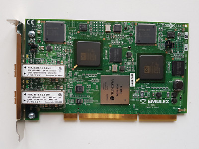 HP Emulex FC-Controller FCA2404DC EME 10755, 2-Port, 2Gbps, PCI-X ...