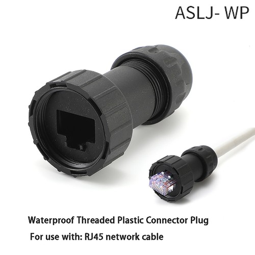 D-Type Data module Socket Round With Cover Dustproof, waterproof Black/Silver - Picture 32 of 32