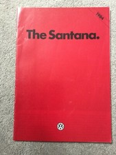 Volkswagen SANTANA 1984  Brochure  in VGC 