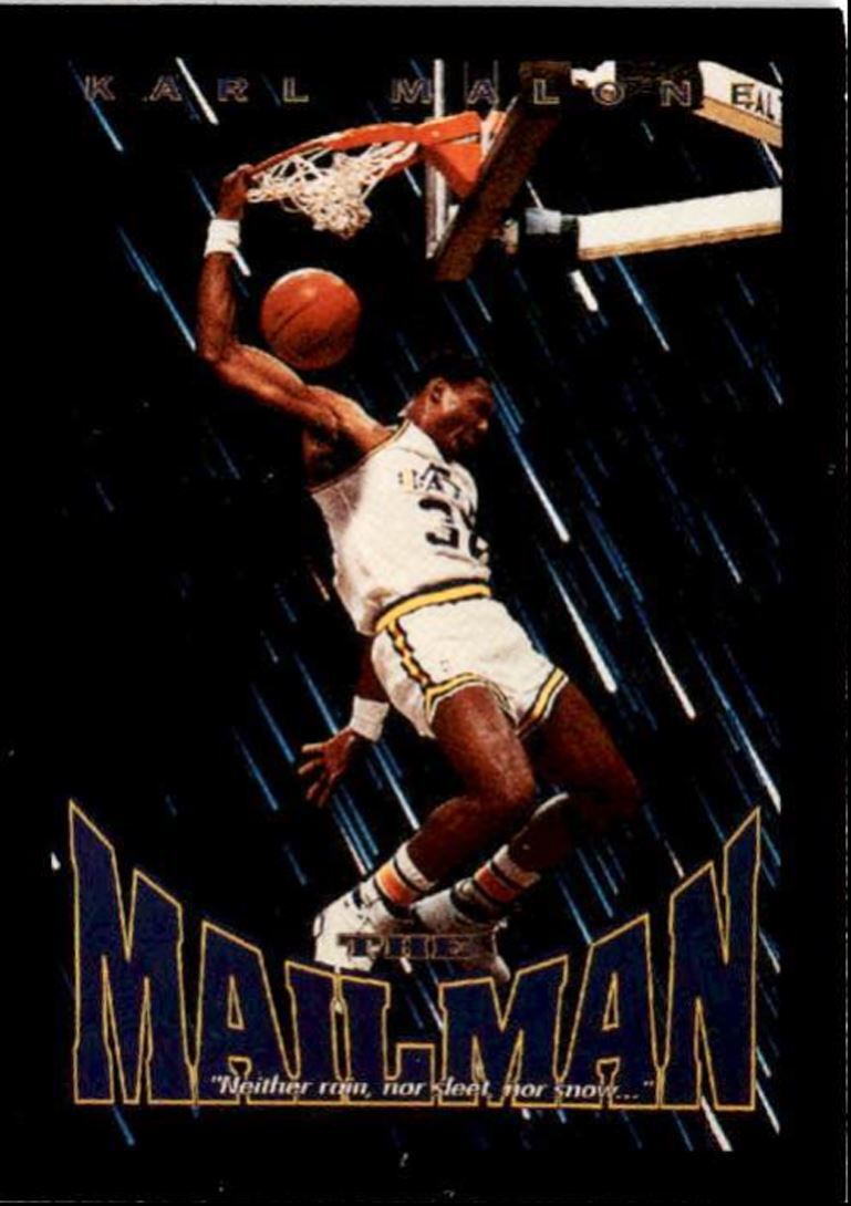 ロナウド 、ラシュフォード アートボード 1993-94 SkyBox Karl Malone Utah Jazz #319 | eBay