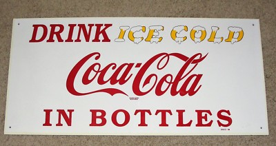 VINTAGE COCA COLA DRINK SIGN 1948 RARE | eBay