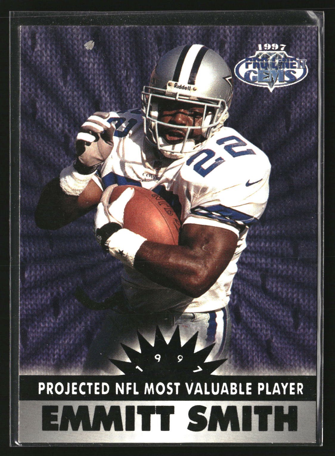 Emmitt Smith 1997 Pro Line Gems #69 Dallas Cowboys
