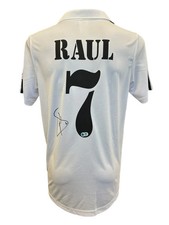 RAUL GONZALEZ SIGNED 2001/02 REAL MADRID SHIRT SPAIN LEGEND (ACG CERT AG17249)