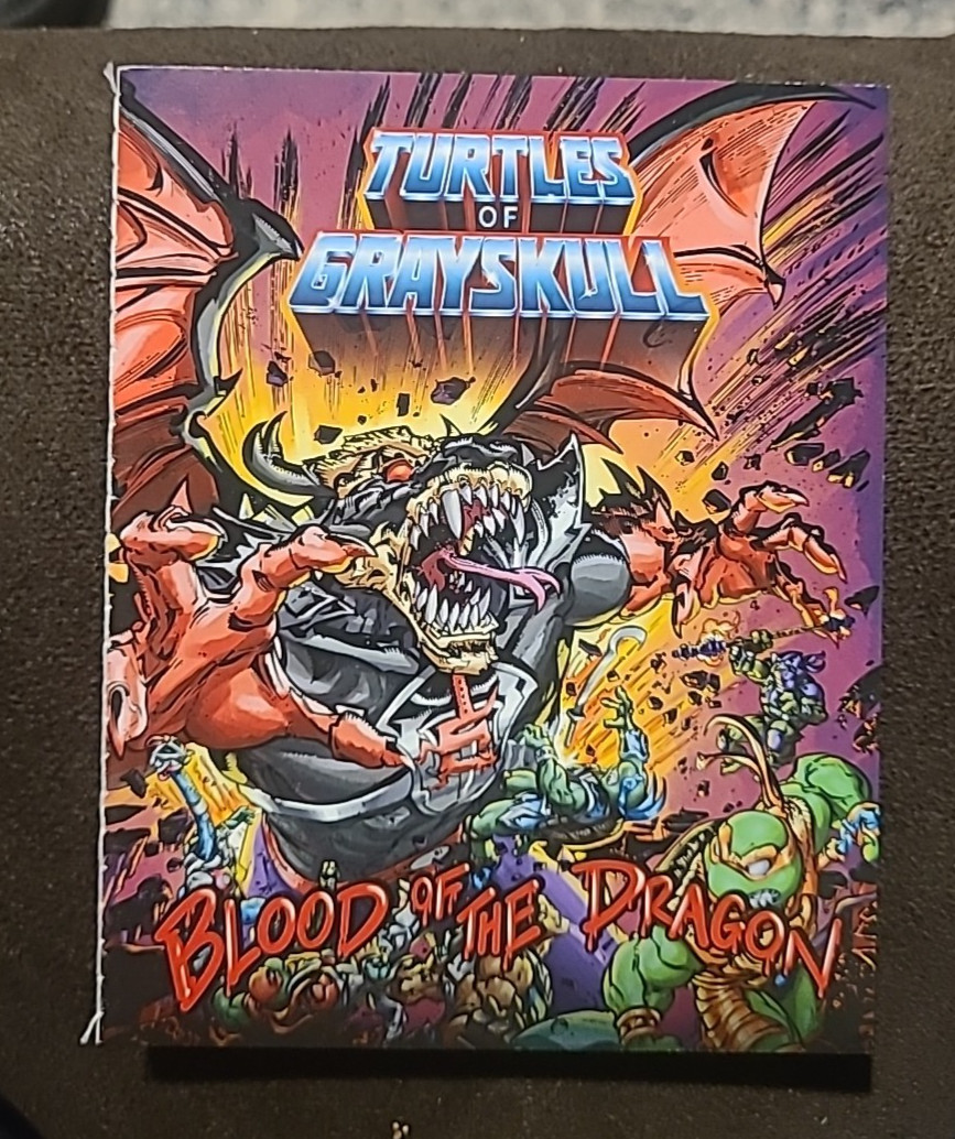 Mini Comic Book  MOTU Masters of the Universe Origins Blood of the Dragon NINJOR