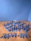 MARX 32 PIONEER DEFENDERS 54mm FIGURES FORT APACHE PLAYSET Lot