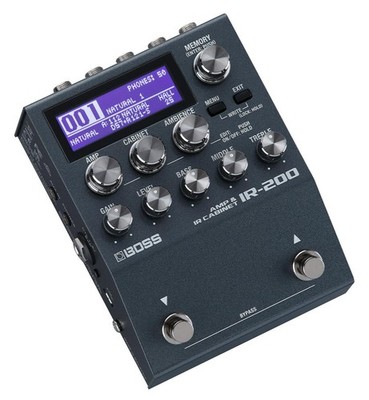 BOSS IR-200 Cabinet IR Pedal for Amp & Cabinet Processor Effects Recording