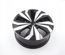 1x Alufelge 17 Zoll 6.5" 5x100 39ET Glanz Silber 2GM601025E VW T-Cross Rim Wheel