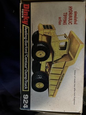 Dinky Toys Vintage Diecast 924 Aveling Barford Centaur Muldenkipper Spielzeugauto