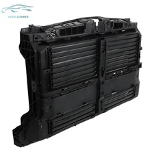 Black Radiator Support Grill Air Shutter W/o Motor For 2021-22 Ford Bronco Sport