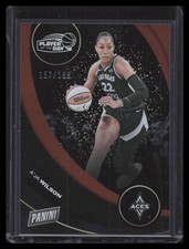2025 Panini WNBA Player of the Day #7 A'ja Wilson Orange #/199