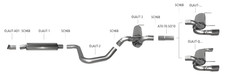 Bastuck Komplettanlage - Opel Astra J GTC Turbo Benziner (ohne Caravan)
