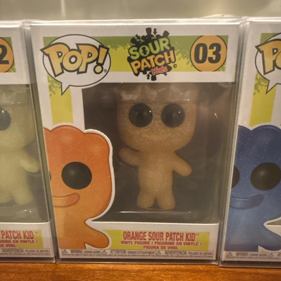 Funko Pop Sour Patch Kids Redberry 01, Lemon 02, Orange 03, Blue Raspberry 04 - Image 4 of 4
