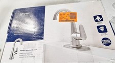 Grohe 23837EN0 Veletto Single-Handle 4" Centerset Bathroom Faucet 1.2 GPM Nickel