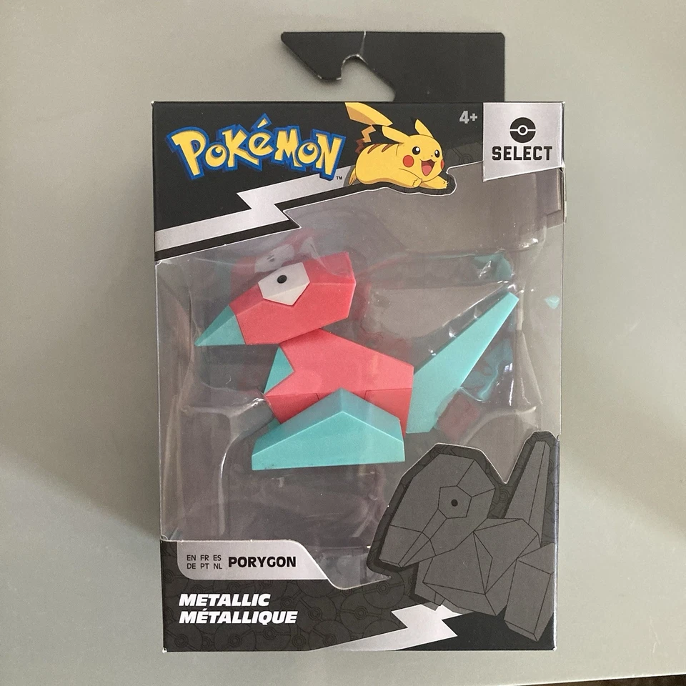 Porygon Metallic 3" Ser NUEVO Pokémon Select Metallic de Jazwares Foto 3 de 4