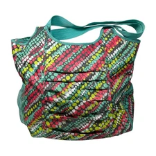 Thirty-One 31 All Pro Tote Pool Beach Gym Yoga Travel Diaper Bag Graffiti Dot