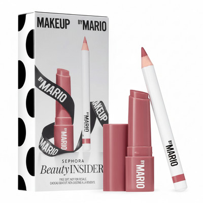 MAKEUP BY MARIO Dream Lip Kit Rich Mauve/Rosewood Glow 0.03oz Lip Pencil & Serum
