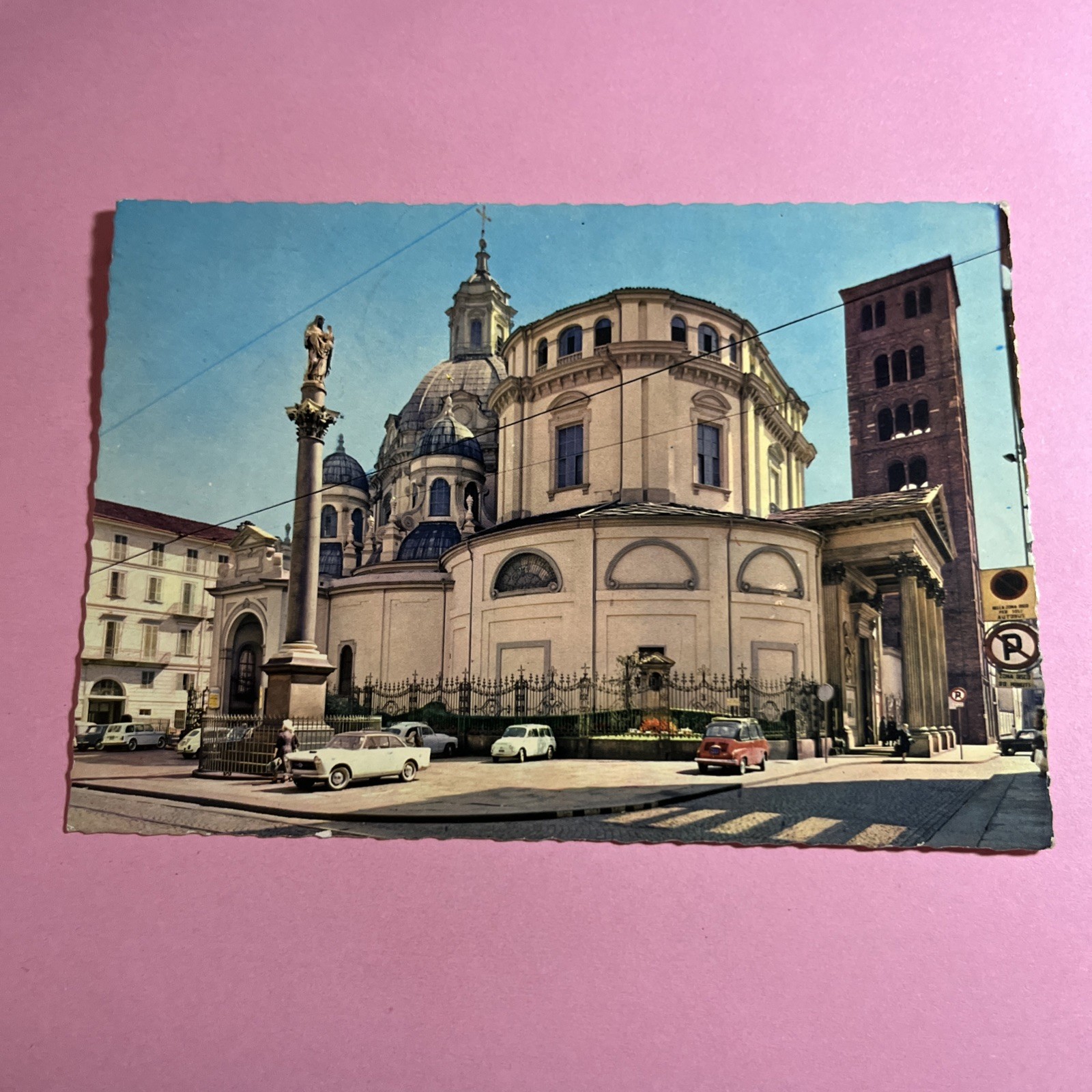 CARTOLINA A COLORI COLLEZIONE - TORINO CHIESA DELLA CONSOLARA GUARINI