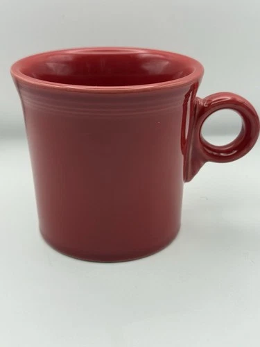 Fiestaware Mug-Red-O Ring Handle-HLC-USA