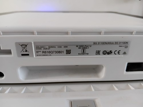 Ricoh Aficio SG 3110DN Sublimation Printer Sublimation Printing - Picture 4 of 5