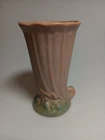 Art Deco cornucopia vase Nelson McCoy Pottery Company  8" Tall 1930s MCM Vintage