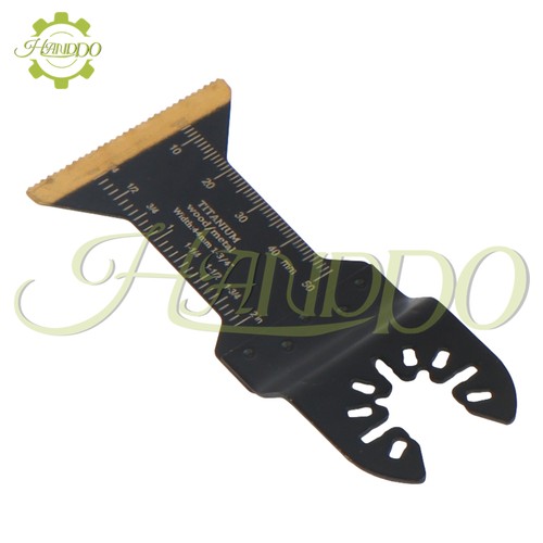 15Pack Titanium Oscillating Saw Blades Metal Cutting Universal Multi Tool Blades - Picture 3 of 12
