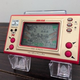 Nintendo Game & Watch Mickey Mouse MC-25 Wide Screen 1981 [Polarizer Replaced]
