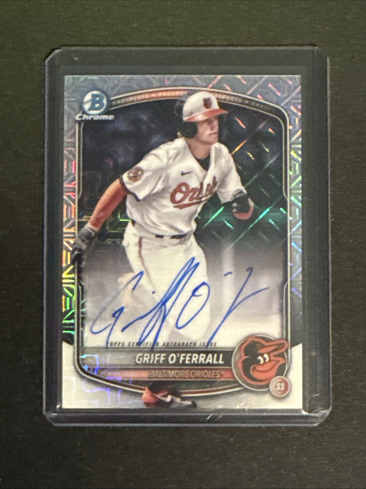 2025 Bowman Chrome  Mojo Griff O'Ferrall Auto #BMA-GO Baltimore Orioles