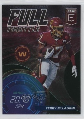 2021 Panini Donruss Elite Full Throttle Green Terry McLaurin #FT10 0e2o
