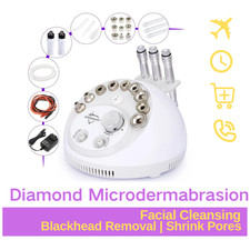 4in1 Diamond Microdermabrasion Blackhead Removal Machine Face Peel Vacuum Spray