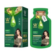 Plant Bubble Hair Dye Shampoo 30ml 10 Household Hair Washing Color Cream I K9O5