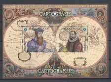 BELGIUM 2012 Mercator maps  M/S MNH** blok 199