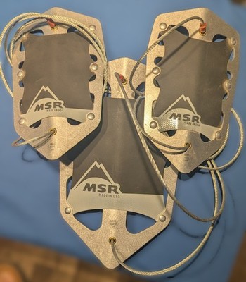 MSR Snow Anchor (Fluke) Set - 1 large, 2 small - never used, no damage or wear