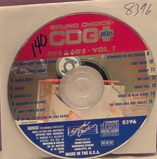 SC8396   50'S 60'S   SOUND CHOICE KARAOKE CDG LOT FL GA