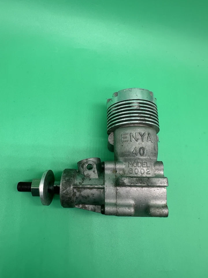 Enya 40 BB 1973 modelo de avión motor de avión 6,7 cc vintage .40 motor brillante 6002 Japón Foto 2 de 4