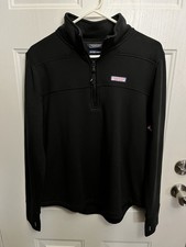 Vineyard Vines Women s Dreamcloth Relaxed Shep Shirt Black Size Large NWT